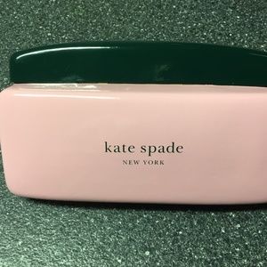 Kate Spade Pink/Green Hardshell Glasses Case